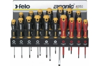 Набор отверток Felo Ergonic SL/PZ/PH/Tx и VDE на стальной стойке, 17 шт 40091743