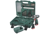 Аккумуляторный винтоверт Metabo PowerMaxx BS + набор оснастки 600080870