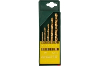 Сверла по металлу HSS, титановое покрытие, 5 шт. FIT IT 34211