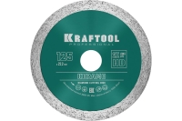 Диск алмазный отрезной сплошной по керамограниту KRAFTOOL Keramo 125х22 мм 36684-125