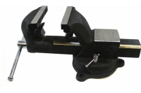 Стальные поворотные тиски ROCKFORCE с наковальней и съемными губками RF-6540605
