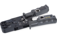 Обжимной инструмент Cabeus HT-022) 3 в 1, для RJ-45, RJ-11/12, с тестером для витой пары HT-2010NT