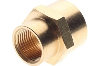 Соединитель резьбовой F1/2"xF3/8" ЭВРИКА ER-FF08/06