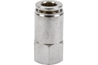 Фитинг металлический 6 мм - внутренняя резьба 1/4" Pegas pneumatic 6106