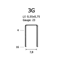 Скоба крепежная 3G/16 мм (180/5)