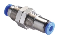Цанговое проходное соединение 8 мм с клапаном CDC Pneumatics SPUM 8