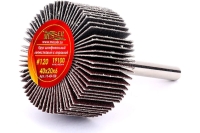 Круг шлифовальный лепестковый с оправкой на шпильке (40х20х6 мм; P120) MESSER 11-40-120