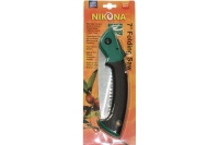 Складная пила NIKONA из SK5 стали,c фиксированной с пластиковой ручкой 180мм 66-915
