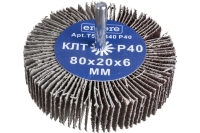 Круг лепестковый радиальный на дрель 80x20x6 мм, P80 TORGWIN T448188