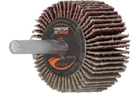 Круг лепестковый радиальный 40x20 мм, P80 FASTER TOOLS 4377