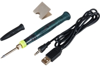 Мини-паяльник, питание через USB 5В 8Вт REXANT ZD-20U 12-0180