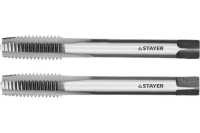 Комплект метчиков  MASTER  сталь 9ХС М12х1 75 2 шт. Stayer 28025-12-1.75-H2