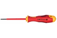 Диэлектрическая отвертка Felo Ergonic 2,5х0,4х75 плоская шлицевая 41302590