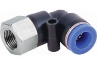 Фитинг Г- образный трубка 8 мм, резьба внутренняя 1/4" Pegas pneumatic 5905