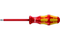 Отвертка диэлектрическая Wera, VDE, PZ/S 1х80 мм, WE-006190