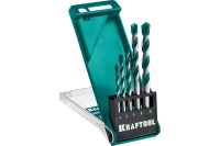 Набор сверл по керамограниту KRAFTOOL Keramo 5 шт, 4-5-6-8-10 мм 29175-H5