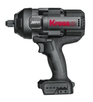 Гайковерт аккумуляторный бесщеточный KRESS KU33.91, 20В, 1/2", 1300 Нм, без АКБ и ЗУ, кейс