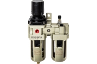 Фильтр регулятор с манометром с лубрикатором 1/2" Rossvik F154/3.R