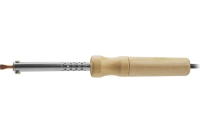 Паяльник ОНЛАЙТ OSE-Pes01-40W-CP дерево, клин прямой 80843