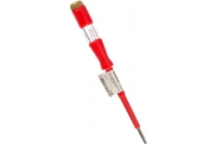 Тестер напряжения STEKKER контактный 100-500V, 12 200 мм, красный, TST500-1 32861