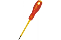 Шлицевая отвертка NEO Tools 2.5x75 мм 1000 В CrMo 04-051