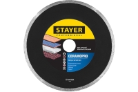 Диск алмазный отрезной сплошной по керамической плитке CERAMOPRO Professional 230 мм Stayer 3665-230_z02