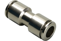 Фитинг прямой латунь никелированная 6 мм CDC Pneumatics BUC 06N