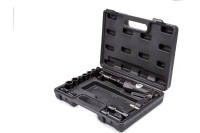 Пневматическая трещотка с набором головок 1/2" KraftWell в кейсе KRW12RW-T