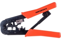 Обжимной инструмент, 2 гнезда, с храповиком NIKOMAX NMC-568R
