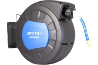 Шланг пневматический армированный pvc на катушке (15 м; 10x16 мм; 20 бар) Optimus OPT-97250