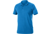 Футболка-поло HOEGERT TECHNIK TOBIAS хлопковая, синяя, р. 3XL /58/ HT5K417-3XL