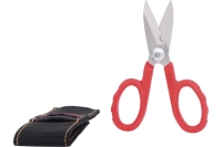 Универсальные ножницы для мастерских KS Tools 140 мм, поясная сумка 118.0060