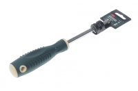 Крестовая магнитная отвертка ROCKFORCE Profi S2 PH3.0х125мм, в пластиковом держателе RF-70130125