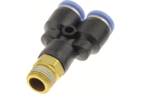 Фитинг цанговый У-образный наружная резьба 1/4", 12 мм Pegas pneumatic 5706
