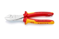 Кусачки боковые особой мощности со страховочным креплением 200 мм KNIPEX KN-7406200TBK