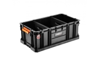 Открытый модульный ящик для инструментов с 2 перегородками NEO Tools 53х31х19 modular system II 84-064