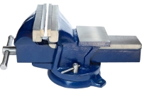 Слесарные тиски GRIFF 250 мм, поворотные, стальные, с наковальней 31кг g164014