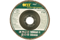 Диск наждачный лепестковый для УШМ (125х22,2 мм; Р36) FIT IT 39551