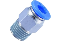 Фитинг цанговый прямой с наружной резьбой M3/8" для трубки с наружным диаметром 14 мм PC 14-R03 SHPI PC 14-03