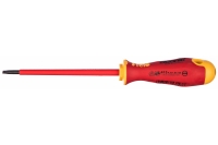 Диэлектрическая отвертка Felo Ergonic 4,5х1,0х125 плоская шлицевая 41304590
