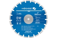 Диск отрезной алмазный по асфальту и бетону (350x3.2x25.4 мм) HOEGERT TECHNIK HT6D748