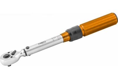 Динамометрический ключ NEO Tools 1/4", 5-25 Нм, набор 21 шт.