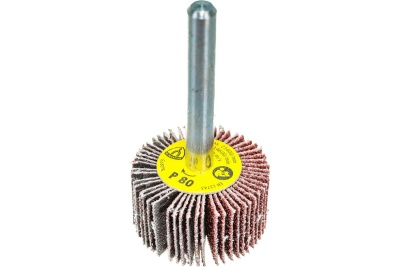 Круг шлифовальный лепестковый на шпильке (30х15 мм; 6 мм; Р80) KLINGSPOR 12845