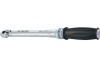 Динамометрический ключ для левой и правой резьбы KING TONY P34462-1DG 1/2", 40-200 Нм, футляр, в комплекте 2 торцевые головки