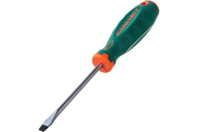 Стержневая шлицевая отвертка Jonnesway D71S6100 ANTI-SLIP GRIP, SL6.5x100 мм 49954