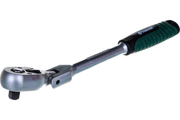 Вороток с трещоткой TUNDRA квадрат 3/8", поворотная головка, 72 зуба, CrV 1799954