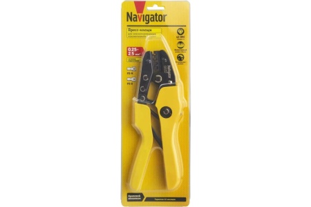 Пресс-клещи Navigator NHT-Pkv01-M-2.5 (для автоклемм, 2.5 мм2) 80383
