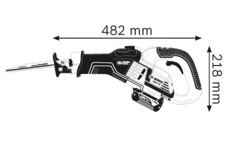 Аккумуляторная сабельная пила Bosch 18 В GSA 18V-32 0.601.6A8.107