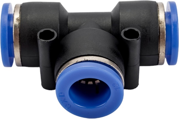 Фитинг цанговый тройник 12 мм Pegas pneumatic 5605