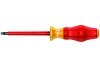 Отвертка диэлектрическая Wera, VDE, SL 1.0х5.5х125 мм, WE-031587